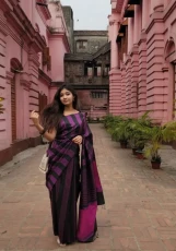 Shanti Rehman in Saree Photoshoot