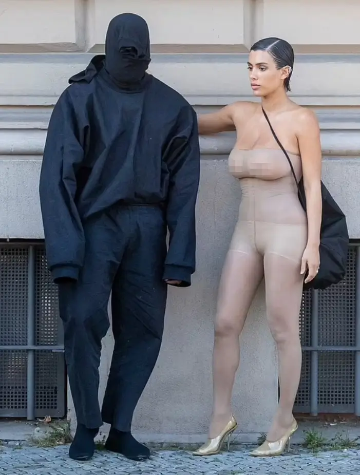 Bianca Censori and Kanye West recent photo