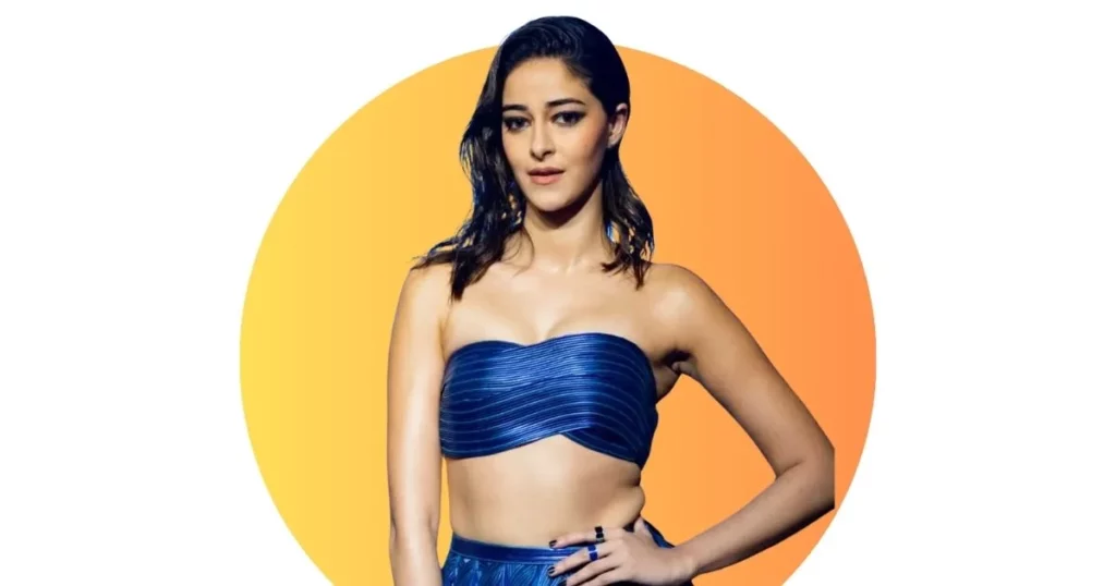 ananya panday in blue dress