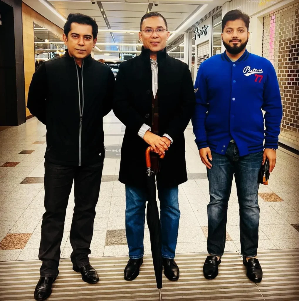 Ishraque Hossain, Tareq Zia and Andaleve Rahman Partho in one frame