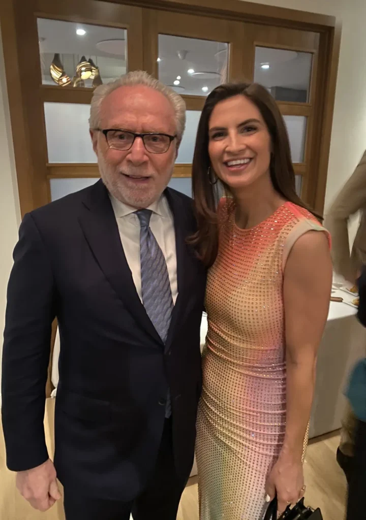 Kaitlan Collins photo in white house with  Wolf Blitzer
