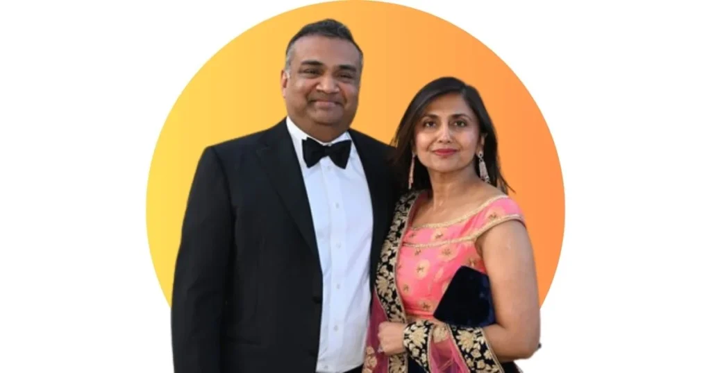 Neal Mohan with wife